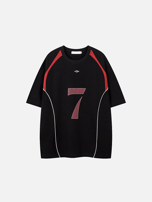 Stelluris Sporty Patch Graphic Short Sleeve Tee