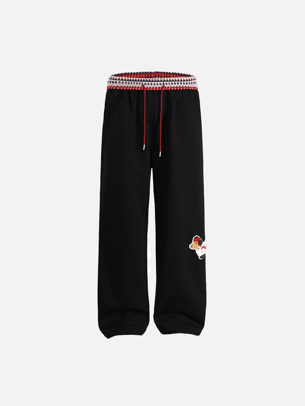 Stelluris Dachshund Embroidery Pants