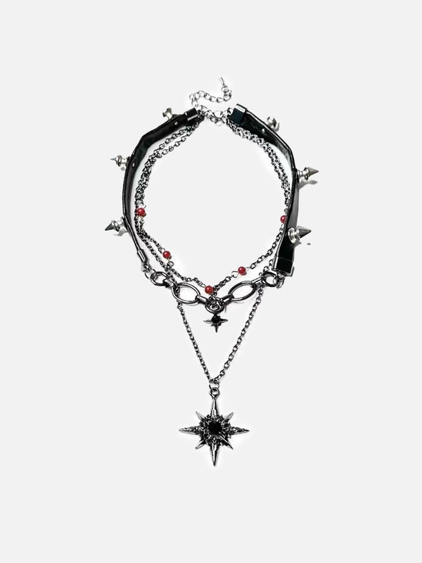 Stelluris Star Studded Punk Choker