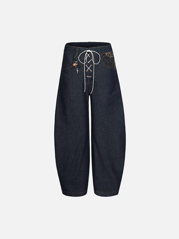 Stelluris Leopard Washed Blade Jeans