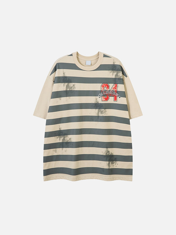 Stelluris Distressed Star Print Short Sleeve Tee