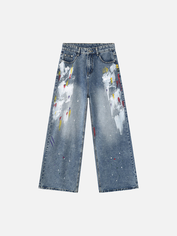 Stelluris Graffiti Loose Jeans