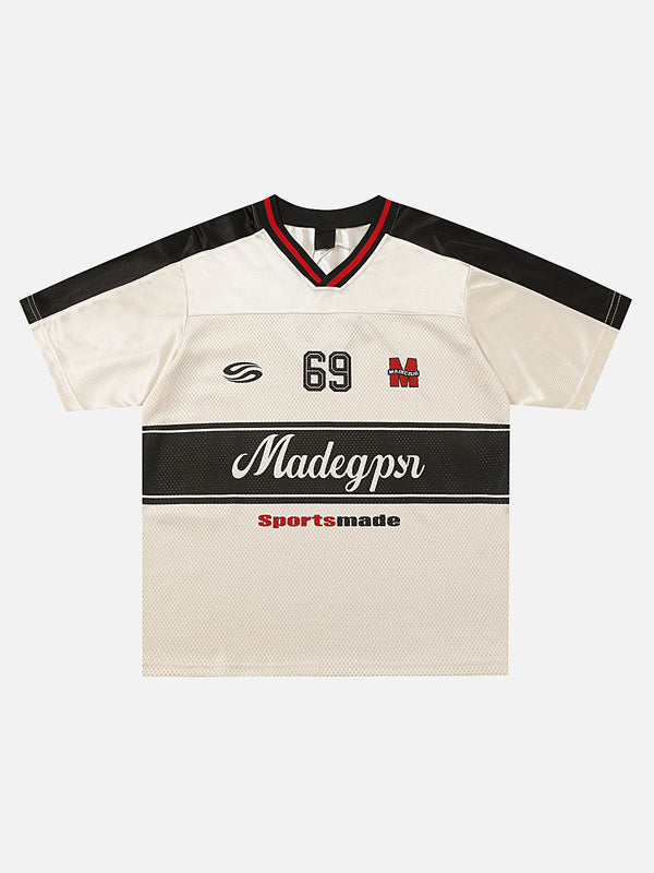 Stelluris Hollow Letter Sport Short Sleeve Tee