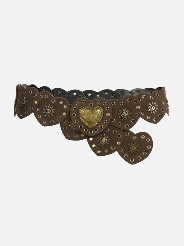 Stelluris Heart Buckle Belt