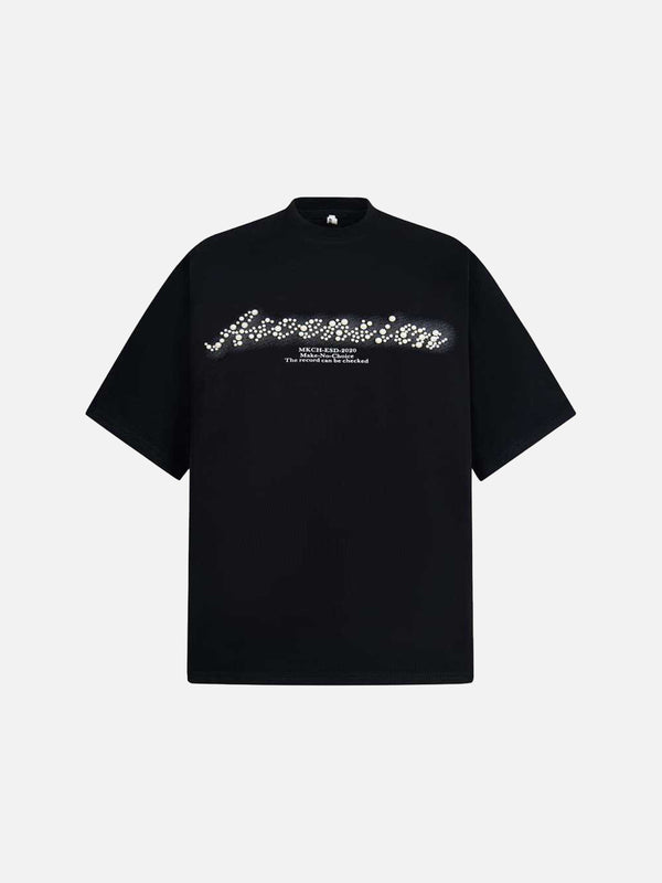 Stelluris Rhinestone Short Sleeve Tee
