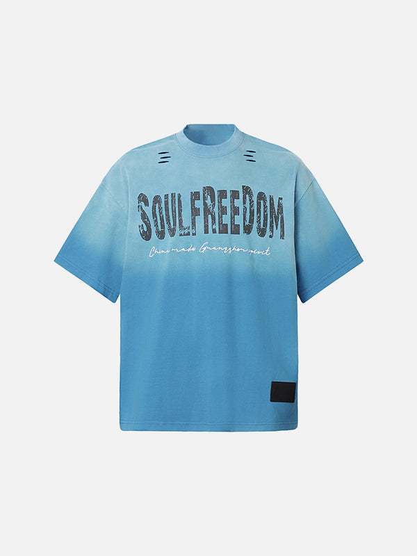 Stelluris Distressed Wash Short Sleeve Tee