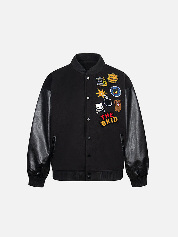 Stelluris Patch Baseball Jacket
