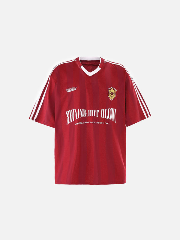 Stelluris Red Sport Short Sleeve Jersey