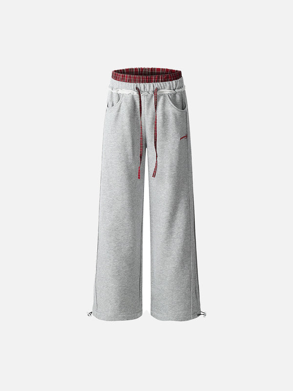 Stelluris Ripped Patchwork Baggy Pants