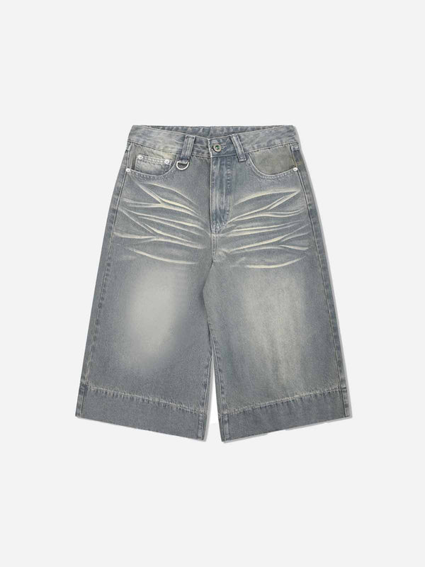 Stelluris Destroyed Denim Jorts