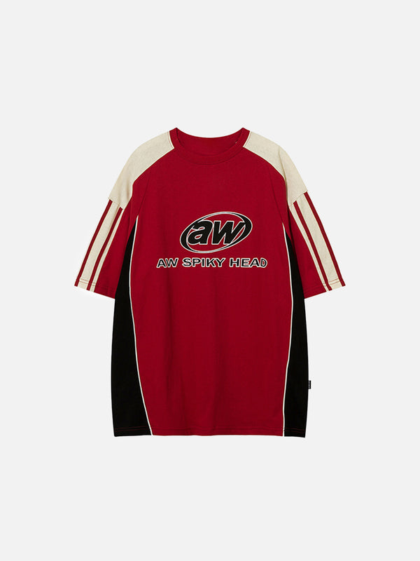 Stelluris Color Block Sport Short Sleeve Tee