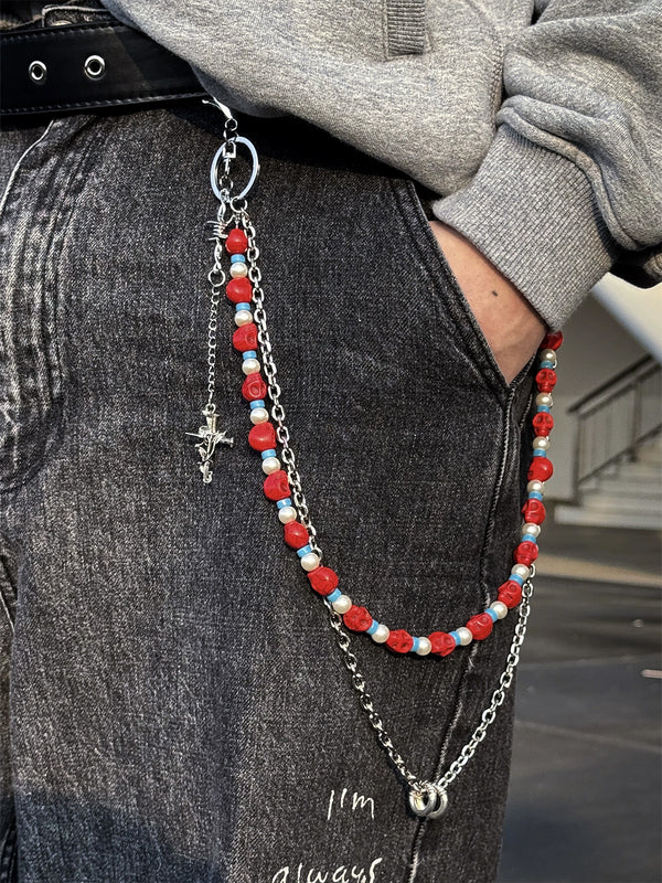 Stelluris Punk Style Pants Chain