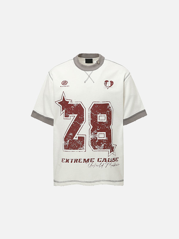 Stelluris Vintage Baseball Style Short Sleeve Tee