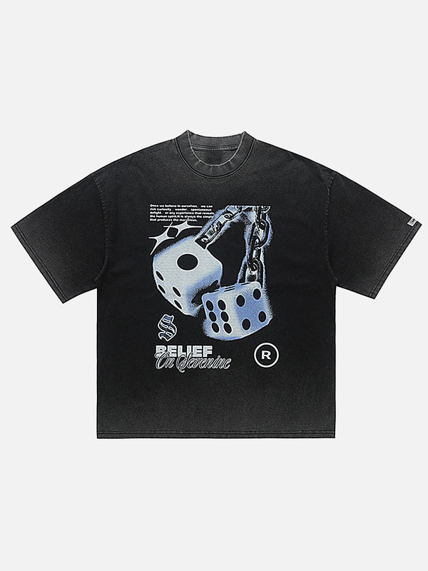 Stelluris Vintage Washed Logo Short Sleeve Tee