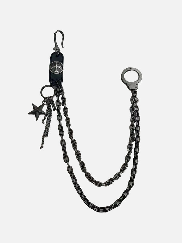 Stelluris Star Tassel Double Pants Chain