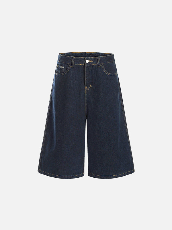 Stelluris Embroidery Jorts