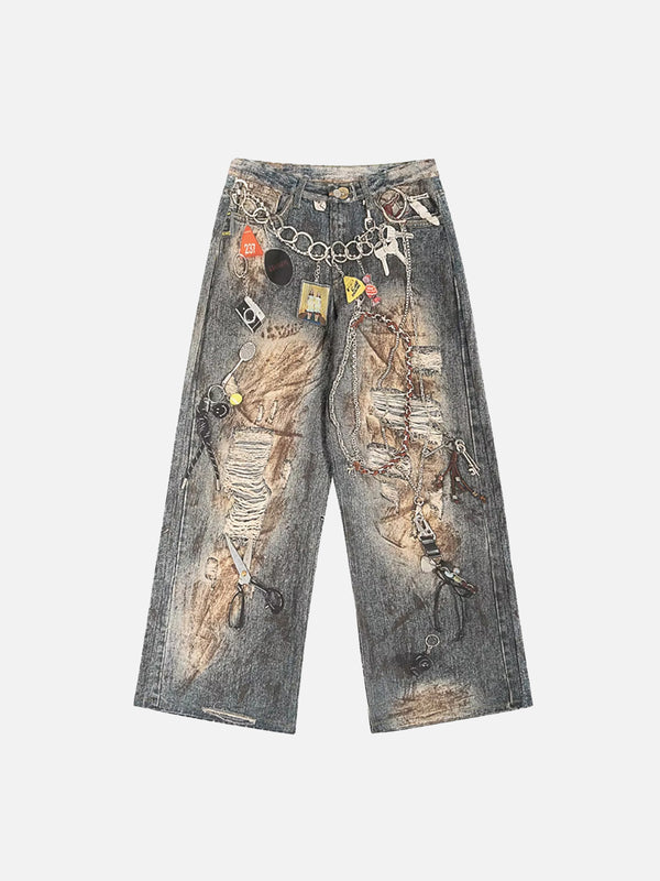 Stelluris Digital Print Jeans