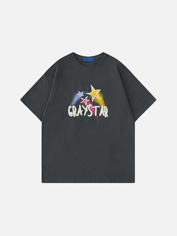Stelluris Star Foam Print Short Sleeve Tee