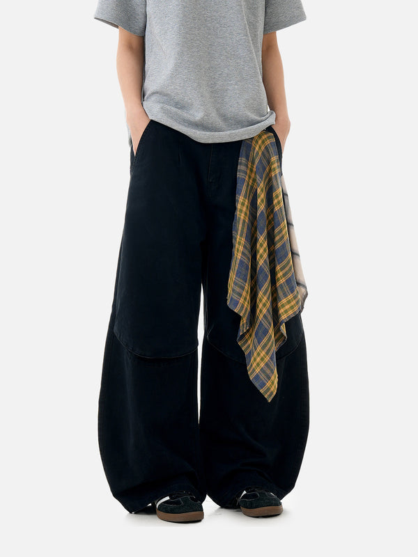 Stelluris Zip-Off Blade Denim Baggy Jeans