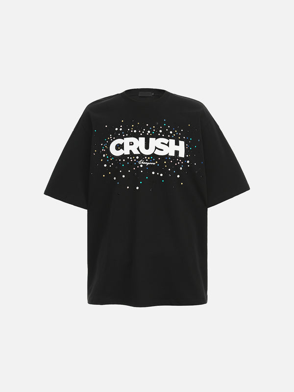 Stelluris Beaded Letter Short Sleeve Tee