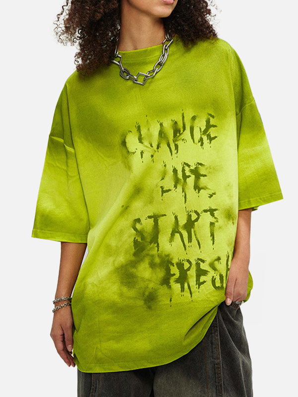 Stelluris Gradient Print Short Sleeve Tee