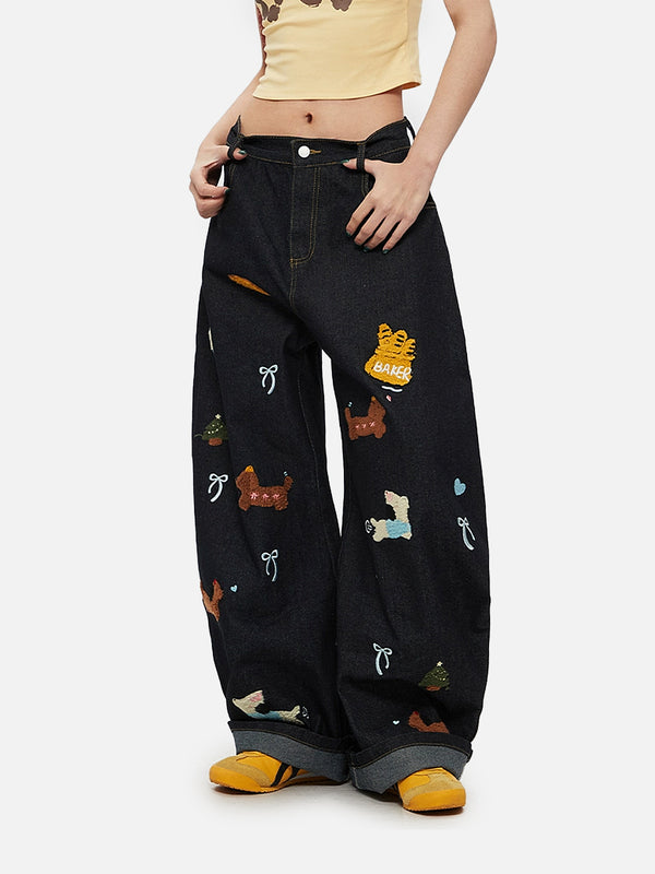 Stelluris 3D Printed Baggy Jeans