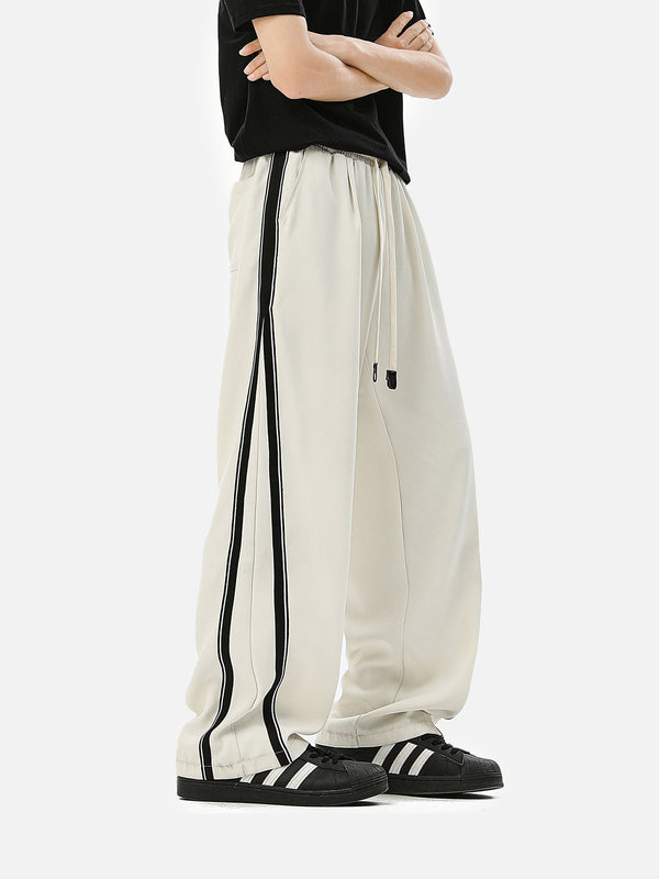 Stelluris Contrast Stripe Baggy Pants