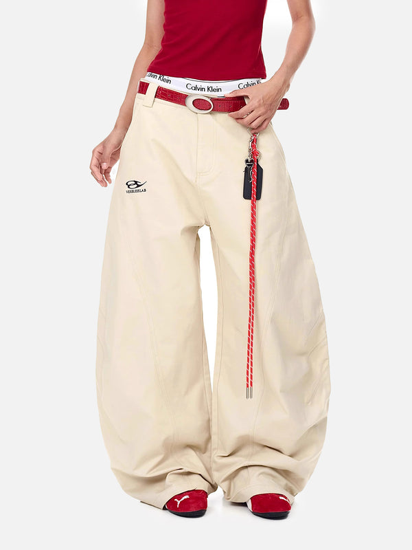 Stelluris Deconstructed Curved Baggy Pants