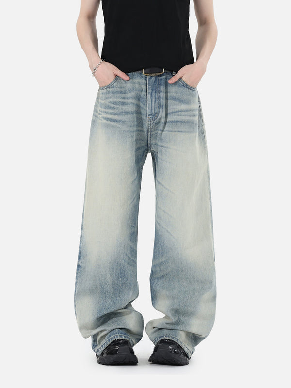 Stelluris Gradient Washed Baggy Jeans