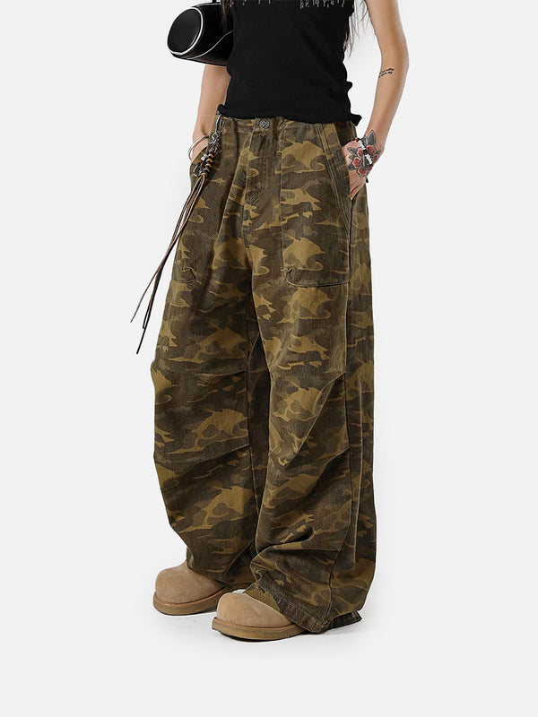 Stelluris Camo Button Pants