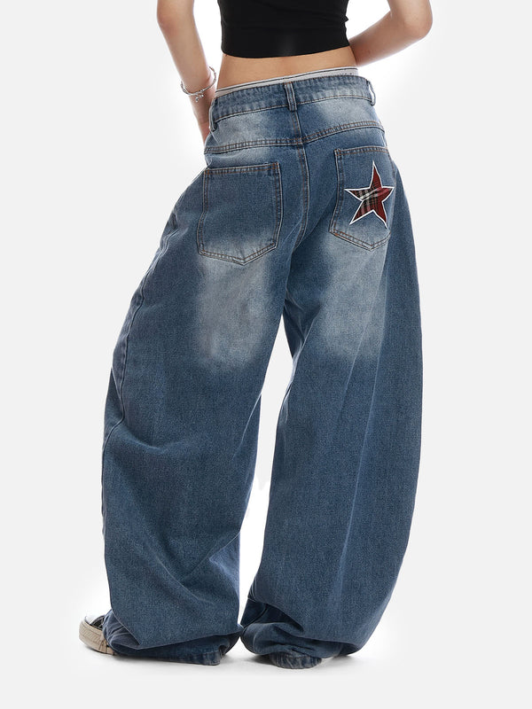 Stelluris Star Baggy Jeans