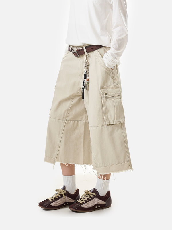 Stelluris Frayed Pocket Shorts