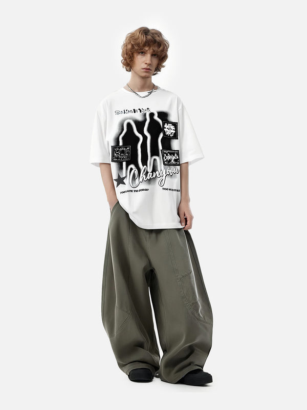 Stelluris Patch Graphic Short Sleeve Tee